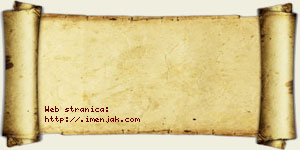 Jakov Marjanović vizit kartica